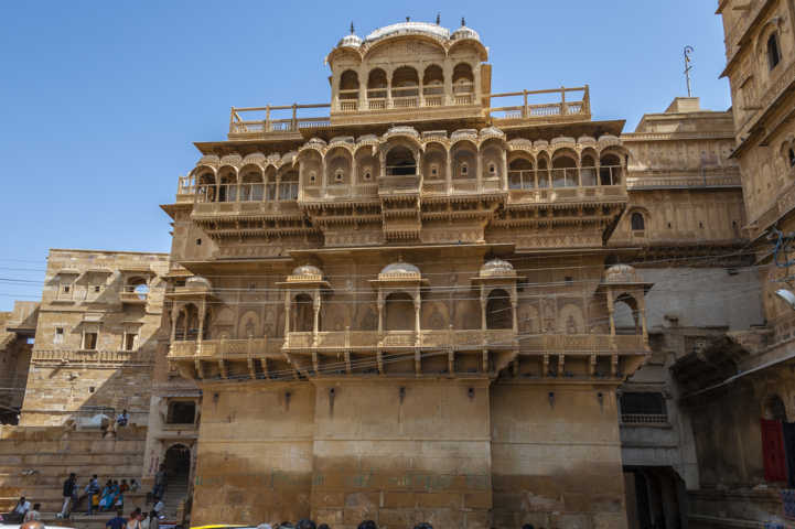14 - India - Jaisalmer - fuerte de Jaisalmer - palacio Raj Mahal o Palacio Real